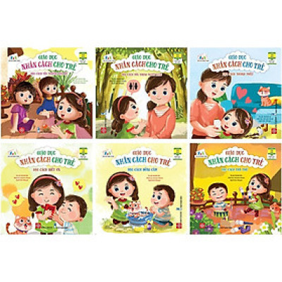 Sách - Giáo Dục Nhân Cách Cho Trẻ - Combo 6 Cuốn - Đinh Tị Books