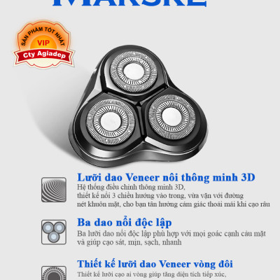 [Tổng hợp] Máy cạo râu, massage rửa mặt đa chức năng Marske bán chạy-Hàng Chính hãng