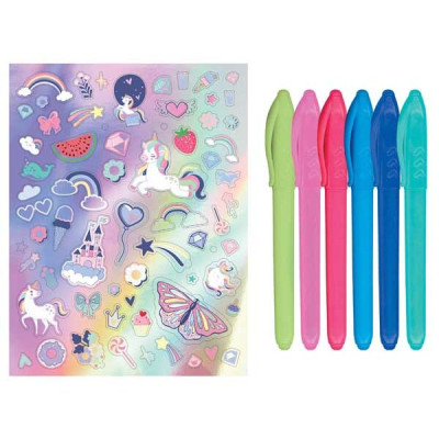 Kaleidoscope Colouring Kit Rainbow Unicorns 