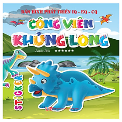 Sách - Dán Hình Sticker - Công Viên Khủng Long - Tập 6 (VT)