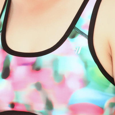 Áo Thể Thao Nữ Just Feel Free H6524  - Xanh Phối Hồng