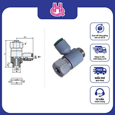 Đầu nối ống khí nén Pneumax định hướng cho van series ART.T29 - Hàng chính hãng