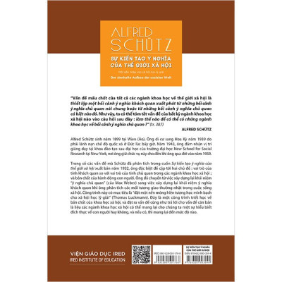 Sự Kiến Tạo Ý Nghĩa Của Thế Giới Xã Hội (Bìa Cứng)
