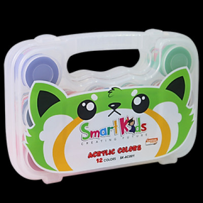 Màu nước Smartkids Acrylic SK-AC001 (12 màu/hộp)