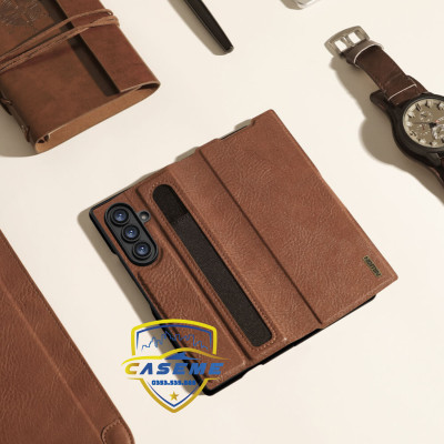Bao Da Nillkin Aoge Leather Case Chính Hãng Cho Samsung Galaxy Z Fold7 – Sang Trọng, Siêu Bền, Bảo Vệ Toàn Diện - Hàng Chính Hãng