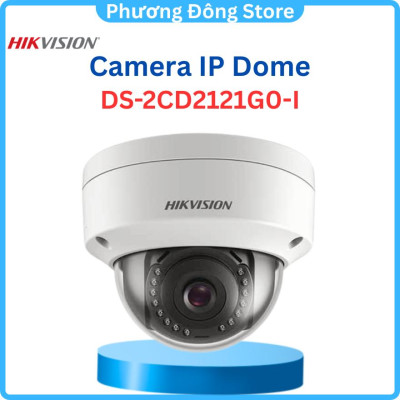 CAMERA IP HIKVISION DS-2CD2121G0-I/DS-2CD2121G0-I 2MP 1080P,  30m, Ống kính: 2.8mm ,.-Hàng chính hãng