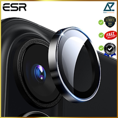 Kính Cường Lực Camera Len ESR Armorite Camera Lens Protectors cho iphone 16/ 16 plus/ 16 pro/ 16 promax, kèm khung dán_ Hàng chính hãng