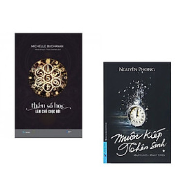Combo 2Q: Thần Số Học - Làm Chủ Cuộc Đời +Muôn Kiếp Nhân Sinh 1 / Sách tư duy thay đổi cuộc sống/ (Tặng kèm Bookmark Happy Life)