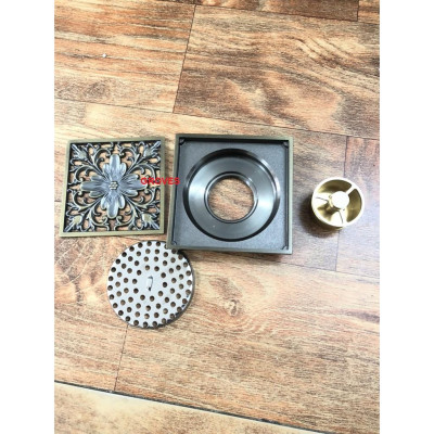 Thoát sàn đồng cổ hoa văn Groves