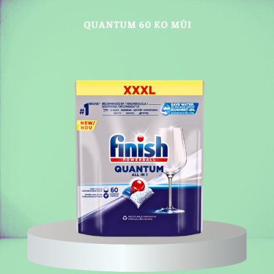 Viên rửa bát chén Finish Quantum  60 viên (Nk Đức )