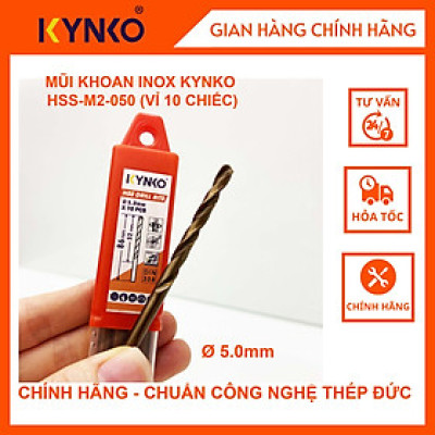 MŨI KHOAN INOX KYNKO HSS-M2-050 đường kính phi 5mm