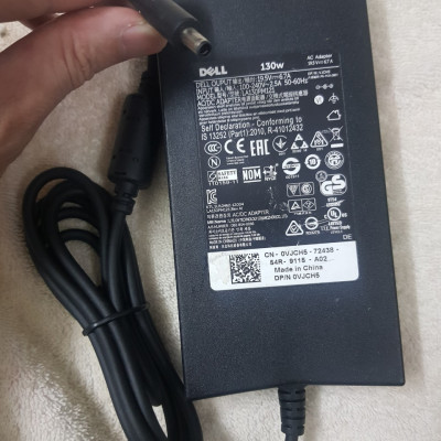 Adapter sạc laptop Delll 130w (19.5v-6,7A) kim nhỏ 4.5mm x 3.0mm - sạc laptop Delll Slim 130w - Hàng chính hãng