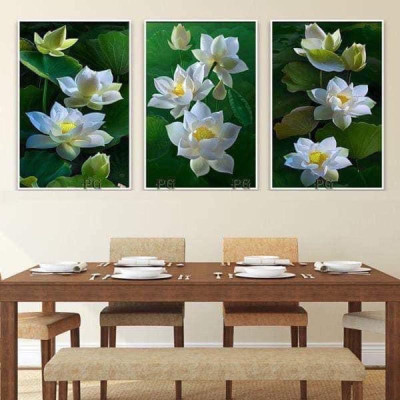 Tranh tráng gương dài 1,2m treo phòng khách, phòng ăn, trang trí phòng đẹp