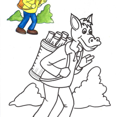 Bé Tập Tô Màu - Các Loại Thú