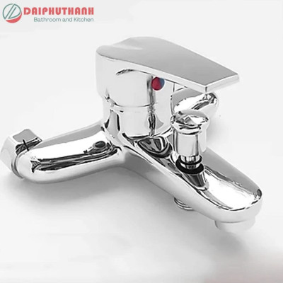 Bộ Vòi Sen Tắm Nóng Lạnh KZ-SV03 Đồng Thau Phủ Crome - Đủ bộ gồm Củ sen, tay sen, dây 150cm và gác sen,..