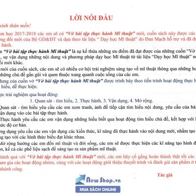 Vở Bài Tập Thực Hành Mĩ Thuật Lớp 2 (Biên Soạn Theo Chương Trình Giáo Dục Phổ Thông Mới) 