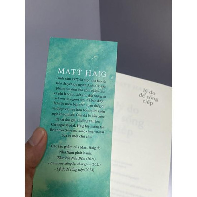 Sách - Lý do để sống tiếp (Nhã Nam HCM)