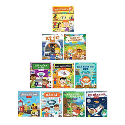 [ Thăng Long Books ] Tủ sách giáo dục Stem - Bộ 10 quyển (Dành cho trẻ tiểu học)