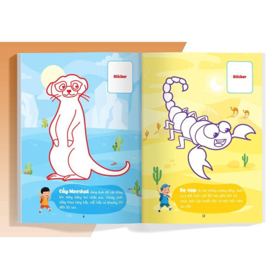 Sách - Con Tô Màu Thám Hiểm Sa Mạc - Megabook