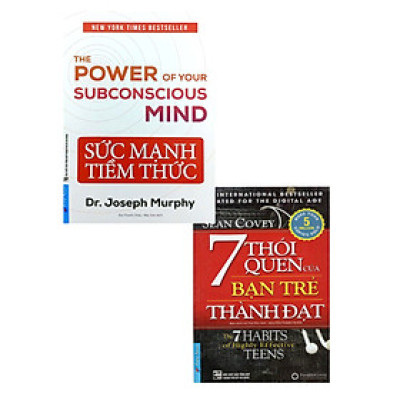 Combo Sức Mạnh Tiềm Thức + 7 Thói Quen Của Bạn Trẻ Thành Đạt (Bộ 2 Cuốn)_FN