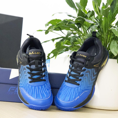 Giày cầu lông, bóng chuyền Lefus L029 gót đệm hơi, đế kếp 2 lớp cày sân bê tông