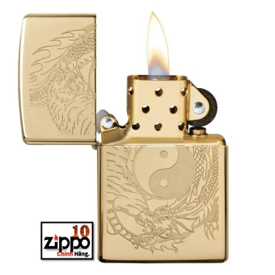 Bật lửa Zippo 49024 Tiger and Dragon Design - Chính hãng 100%