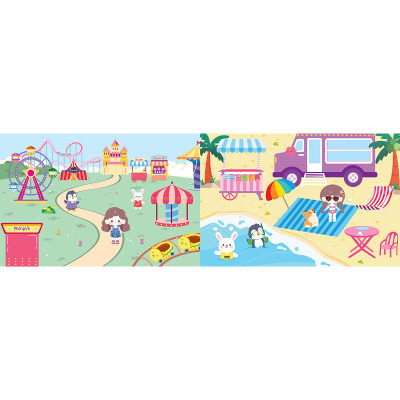 Combo Sách trò chơi đóng vai Công chúa nhỏ Mika (6 Cuốn)