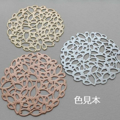 Set 04 tấm đế lót ly cốc hình tròn Echo Flower Ø10cm