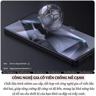 Dán kính cường lực màn hình khung tự dán cho Samsung Galaxy S25 Ultra 5G hiệu Nillkin H+ Pro - Mỏng 0.2mm, Phủ Nano Olephobic, Vát cạnh 2.5D, chống vân tay - Hàng nhập khẩu