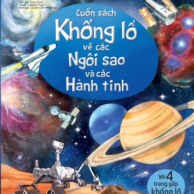 Combo 2 Cuốn: Big Book Of Stars And Planets - Cuốn Sách Khổng Lồ Về Các Ngôi Sao Và Các Hành Tinh + Big Book Of Rockets And Spacecraft - Cuốn Sách Khổng Lồ Về Tên Lửa Và Các Thiết Bị Vũ Trụ