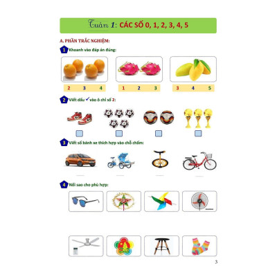 Sách Màu - Phiếu Bài Tập Cuối Tuần Toán Lớp 1 - Biên Soạn Theo Chương Trình Mới - Khang Việt Book