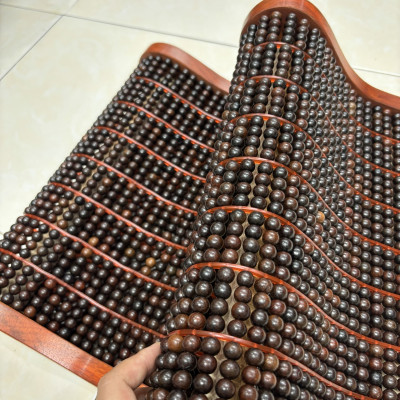 Gối Hạt Gỗ Mun Cao Cấp , Gối Công Thái Học - Kích Thước 36cmx24cmx8/4cm ( Mian. vn )