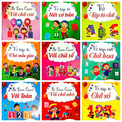 Combo Bộ Sách Con Vào Lớp 1- Bộ 9 Cuốn + Tặng Bút Chì Xinh Xắn