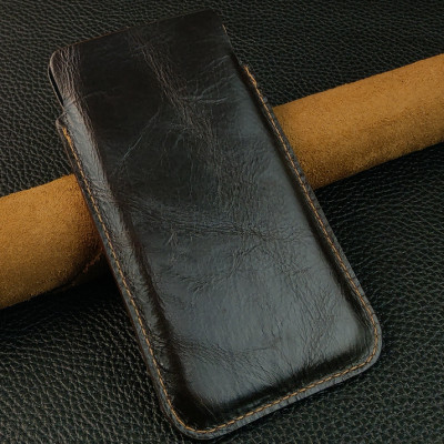 Bao da rút IONECASE cho điện thoại 14 pro max, 13 pro max, 12 pro max, XS Max, 14 plus Da Bò Thật mẫu 2