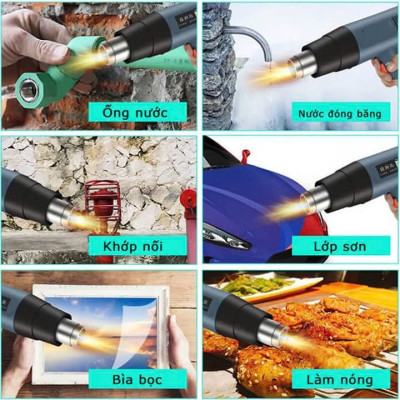 Máy Khò Nhiệt Đa Năng – Dán Decal, Màng Co Đóng Gói, Mẫu Mới Chất Lượng Cao