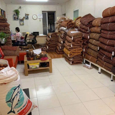 Chiếu Hạt Gỗ Cẩm Cao Cấp - Kích Thước 1,6mx2m hạt 1.2cm ( video , hình thật ) 