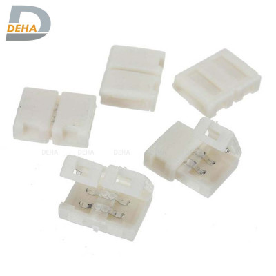 Đầu nối thẳng 4 chân cho led dây dán 5050 RGB đổi màu connector 4P pin 10 mm  trang trí dán tường thạch cao, cây máy tính, màn hình, ti vi, TV, Gaming, Tiktok dán tường, chống nước bền đẹp- Chính hãng DEHA