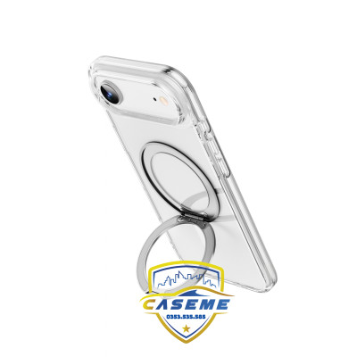 Ốp Lưng Wi wu IShield Ultra MCC-201 Cho iPhone 17, iPhone Air, iPhone 17 Pro, iPhone 17 Pro Max – Trong Suốt, Chống Sốc, Nam Châm, Giá Đỡ 360°  - Hàng Nhập Khẩu