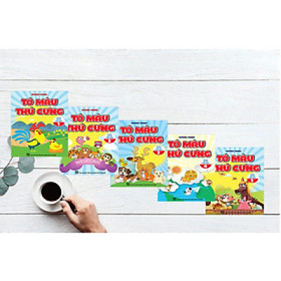 Combo Tô Màu Thú Cưng (5 quyển) - KV