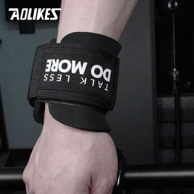 Dây kéo lưng trợ lực cổ tay AOLIKES 7642 nâng tạ tập gym sports fitness protection help wristbands