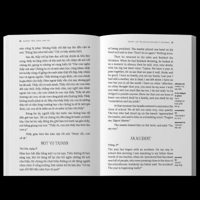 Sách - Những Tấm Lòng Cao Cả - Heart: An Italian Schoolboy’s Journal - Song Ngữ Việt-Anh
