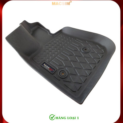 Thảm lót sàn xe ô tô Vinfast VF6 (sd) Nhãn hiệu Macsim chất liệu nhựa TPE cao cấp màu đen