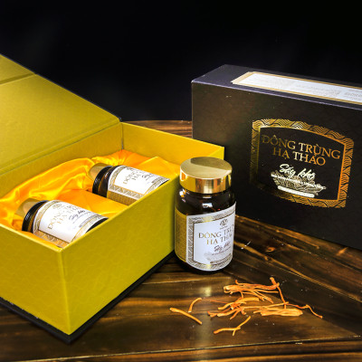 Thực phẩm chức năng Đông trùng hạ thảo Sinh Phúc - Hộp quà tặng 2 lọ 5g
