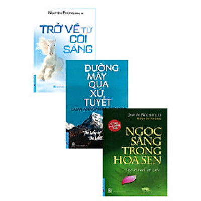 Combo Cẩm Nang Du Hành: Trở Về Từ Cõi Sáng + Ngọc Sáng Trong Hoa Sen + Đường Mây Qua Xứ Tuyết (Bộ 3 Cuốn)