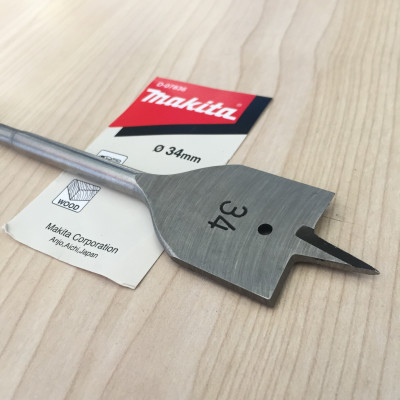Mũi khoét gỗ dẹt 34x160mm Makita D-07836