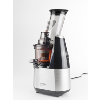 Máy Ép Chậm CASO SJW550 Tiêu Chuẩn Đức, Tự Vệ Sinh Làm Sạch, Đường Kính Ép Lớn 75mm, Ép Kiệt 99% Dung Tích 0.6L, Độ Bền Cao Gấp 5 Lần Công Suất 240W - Hàng Nhập Khẩu Đức