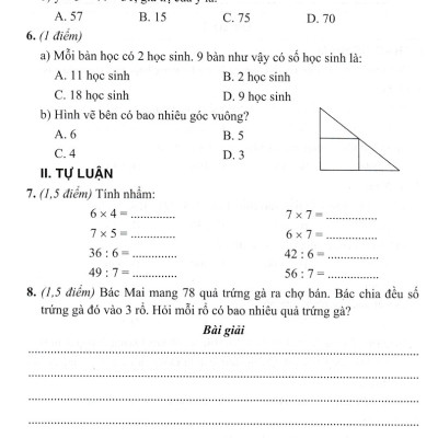 Sách tham khảo_Bộ Đề Kiểm Tra Môn Toán Lớp 3 (Dùng Kèm SGK Kết Nối)_HA	