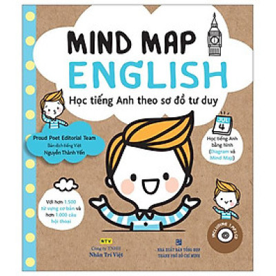Sách - Mind Map English - Học Tiếng Anh Theo Sơ Đồ Tư Duy (Tái Bản 2024)