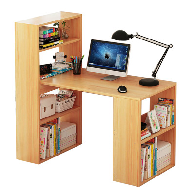 Bàn làm việc kết hợp kệ sách gỗ MDF phủ melamine chống xước thương hiệu IGA