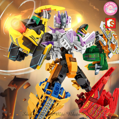 Đồ chơi lắp ráp xếp hình SEMBO BLOCK - Thánh thú mạnh thần long (589 mảnh ghép) (6 trong 1 103145/6/7/8/9- 1013150) - Dành cho bé trai từ 6 tuổi